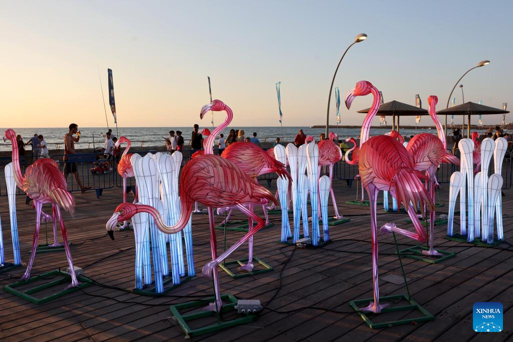 Chinesische Laternenausstellung in Tel Aviv, Israel 9