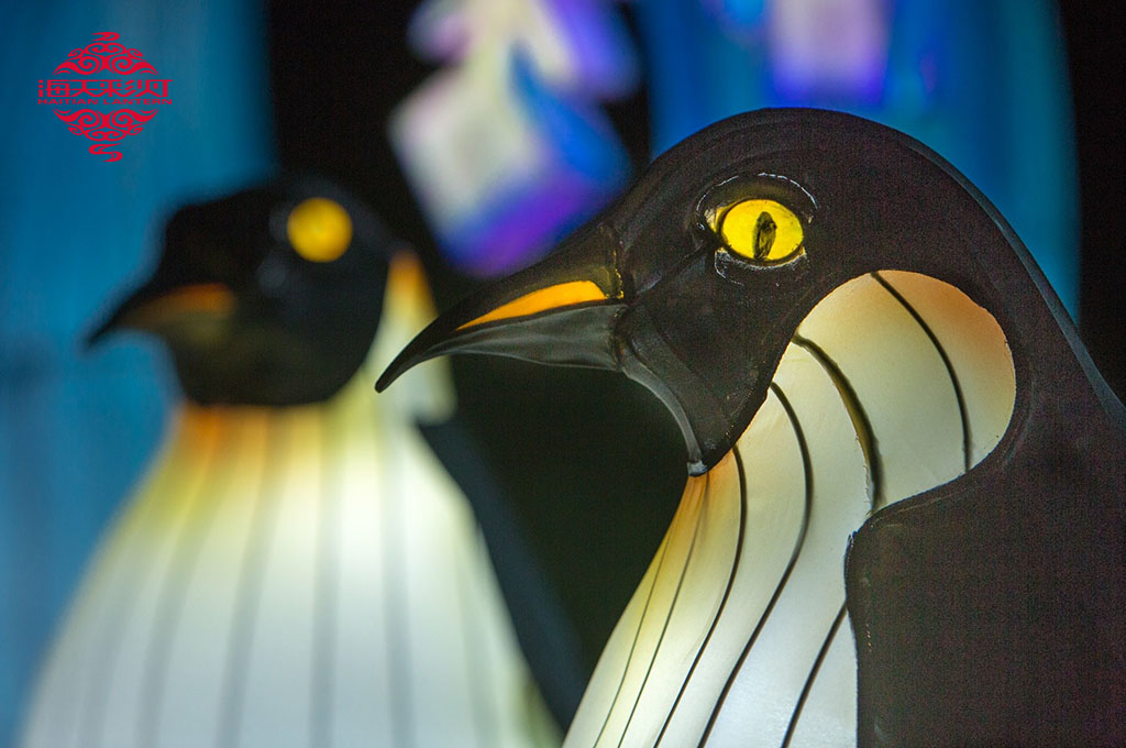 Pinguin-Laterne