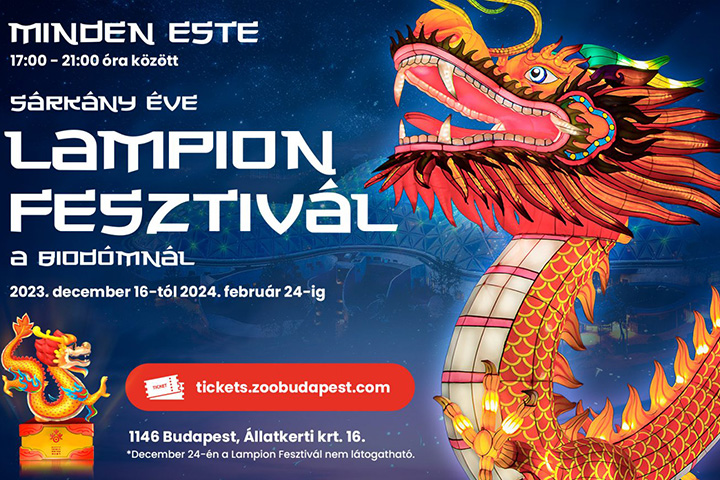 Year of the Dragon Lantern Festival launched at the Budapest Zoo